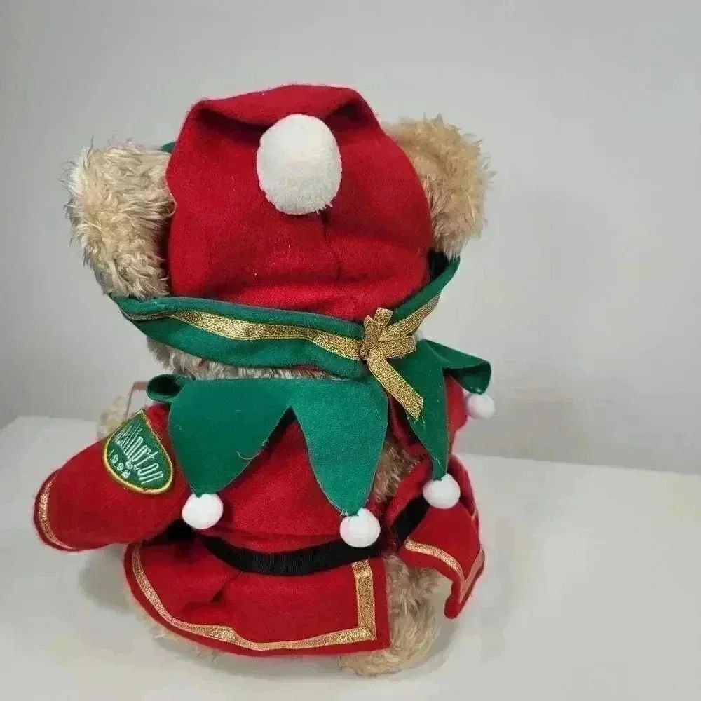 Wellington the Christmas Bear 1998 vintage plush stuffed animal NWT 12in… - Picture 6 of 7